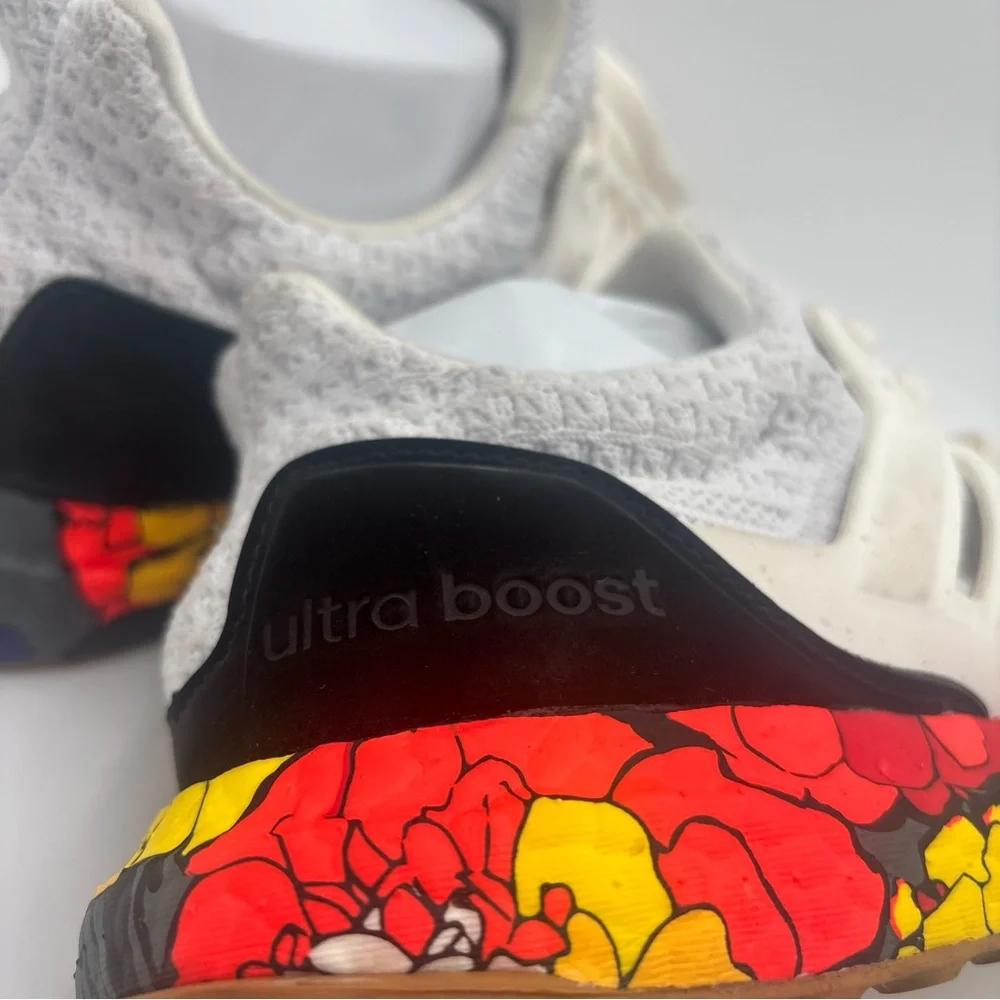 adidas White Athletic Shoes with‎ Colorful Sole - Picture 6 of 10